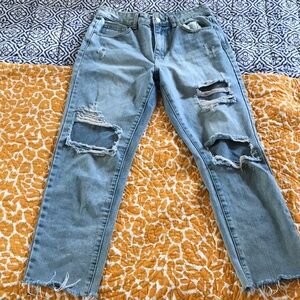 Momokrom distressed jeans sz Uk 🇬🇧 10